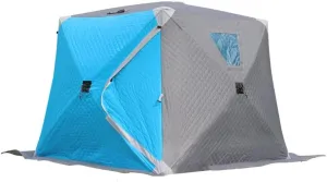 1-4 Winter Fishing Tent Winter Ice Fishing Tent Camping Tent Windproof and Rainproof Outdoor Winter Fishing Warm Tent (Color : D, Size : 220 * 220 * 200cm) (D 200 * 200 * 160cm)