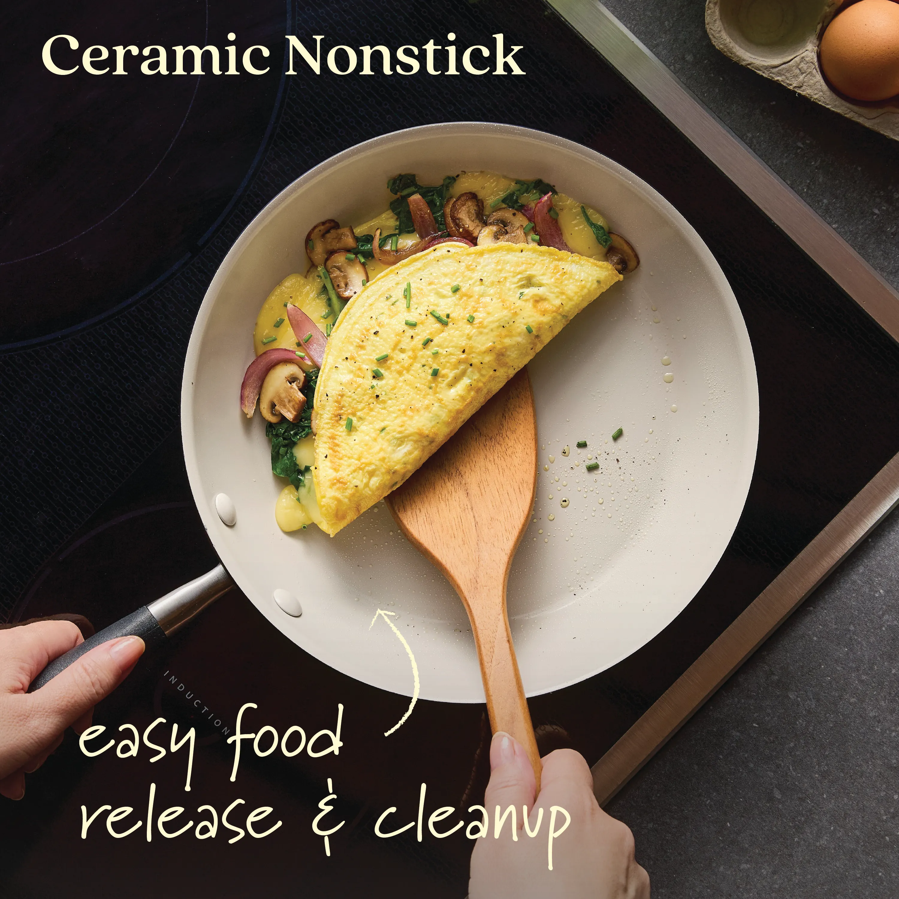 10-Piece Ceramic Nonstick Cookware Set