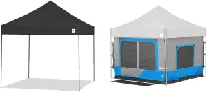 10' x 10' Pyramid Shelter Canopy with Wide-Trax Bag & Camping Cube 6.4 Add-On for Straight Leg Canopy