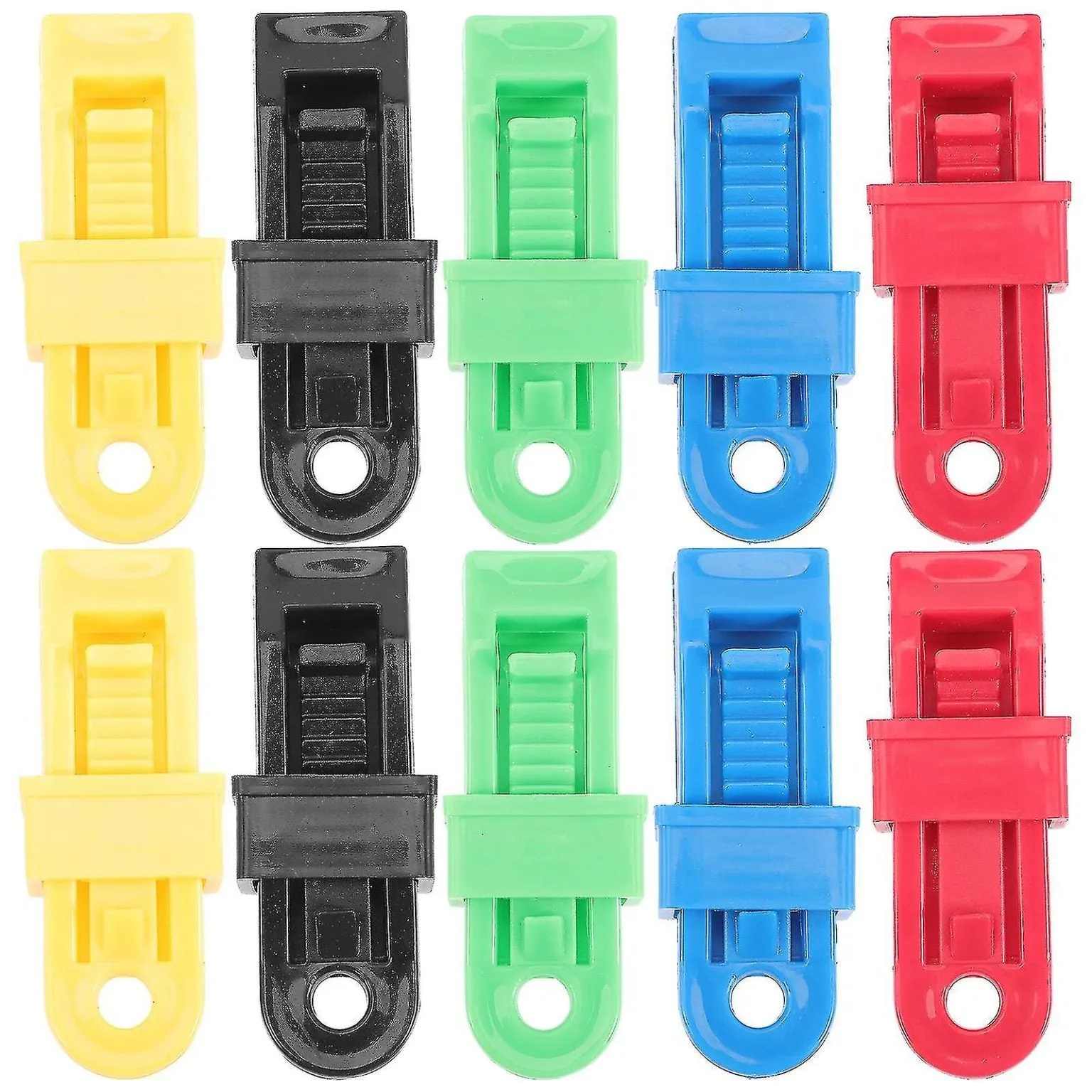 10pcs Multipurpose Tent Fixers Awning Clips Tent Fasteners Heavy Duty Tent Clip