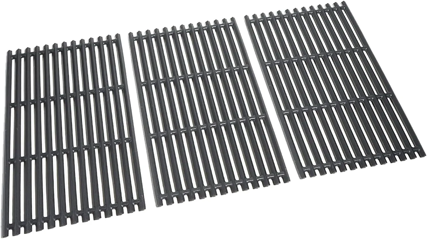 17 inch 3 Pack Cast Iron Cooking Grids & Grates for Charbroil 463242715, 463242716, 463276016, 466242715, 466242815, Lowes 606682, 639322 Gas Grill, Black