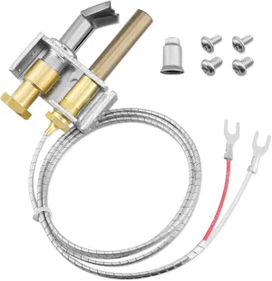 1820-009 Gas Furnace Pilot Light Fit for ROBERTSHAW PG9A25 PG9A19 PG9A42JTL020 PG9A01 90° Right Hand Flame PG9 Furnace LP/NG, 750mV, 32 Inch