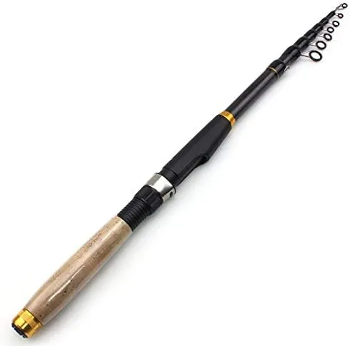 1.8m-3.6m Multifunction Telescopic Fishing Rod Cork Handle Carbon Fiber carp Spinning Rod Portable Travel Pole Fish Tackle