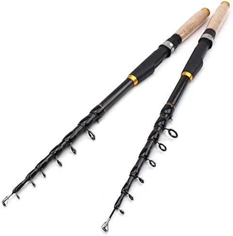 1.8m-3.6m Multifunction Telescopic Fishing Rod Cork Handle Carbon Fiber carp Spinning Rod Portable Travel Pole Fish Tackle