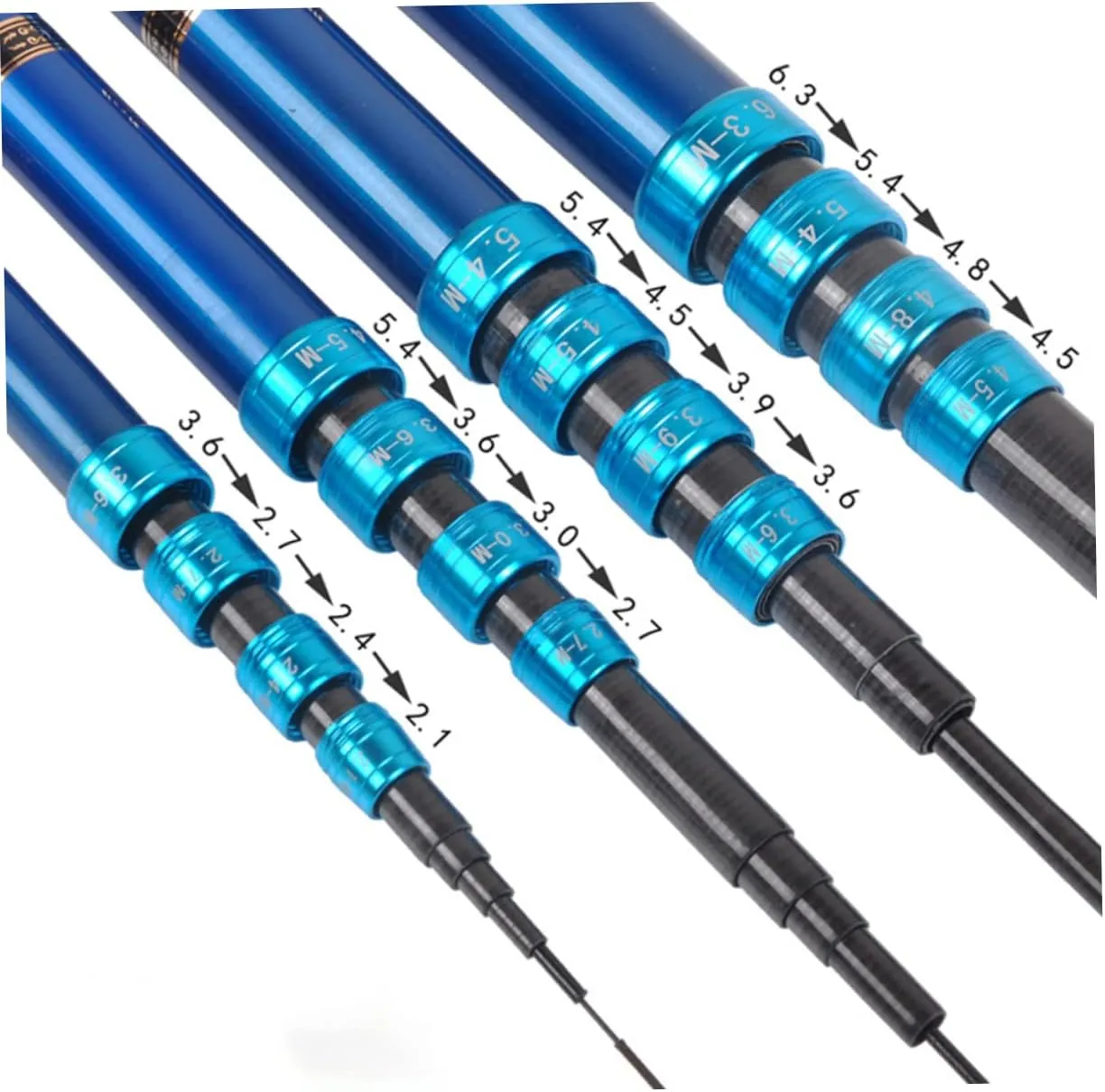 1pc Tenkara Rod Tenkara Line Stainless Rod Holder Carbon Fiber Fishing Rod Passenger Seat Short Lure Rod