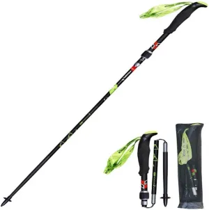 1pc Trekking Pole – 99% Carbon Fiber, Lightweight Collapsible Adjustable Hiking Stick with Quick Lock, EVA Grip, and Tungsten Tip – Durable Walking Pole for Men & Women