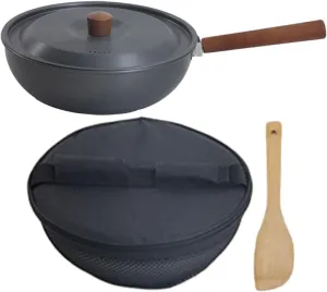 1set Outdoor Cooking Pot Detachable Portable Aluminum Frying and Boiling Pan Essential Camping Cookware for Picnics and Travel Lightweight and Durable Cookware Easy Cleanup
