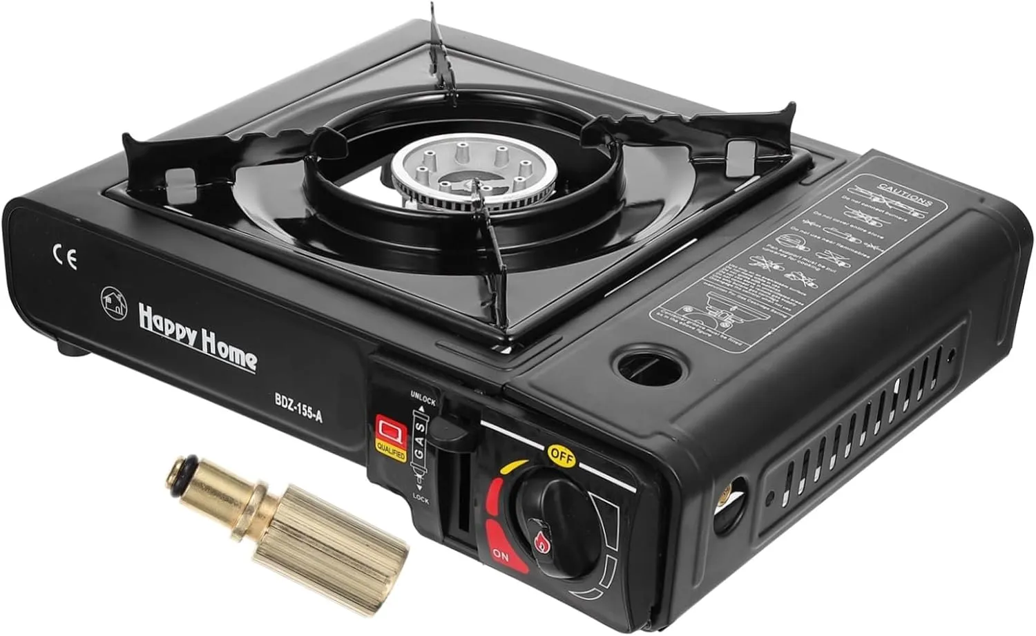 1Set Portable Canister Stove for Outdoor Cooking Compact Home and Camping Stove for Picnics Hiking and Lightweight Design with Carry Case