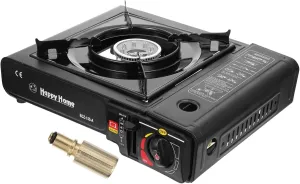 1Set Portable Canister Stove for Outdoor Cooking Compact Home and Camping Stove for Picnics Hiking and Lightweight Design with Carry Case