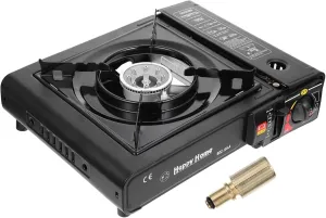 1set Portable Gas Stove Outdoor Barbecue Cooker Construction Storage Case for Camping Hiking and Bbq Gatherings Easy to Use and Carry
