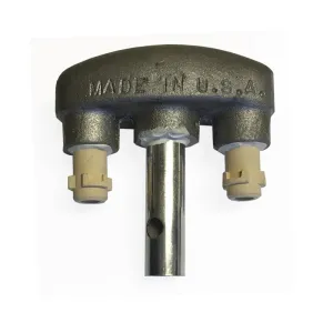 2-1/2" Dual Gas Mantle Burner