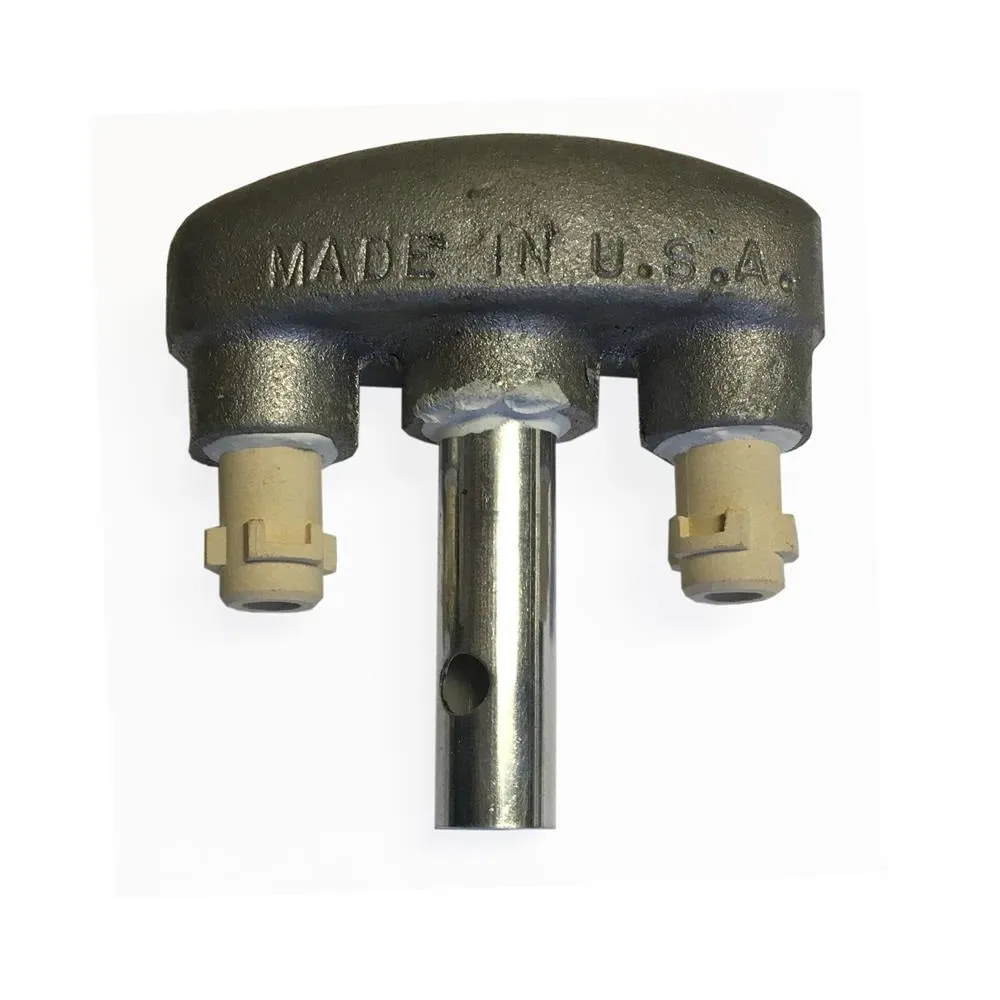 2-1/2" Dual Gas Mantle Burner