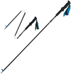 2-Pack Ultralight Carbon Fiber Collapsible Trekking Poles – Adjustable Quick Lock Hiking & Walking Sticks for Men & Women