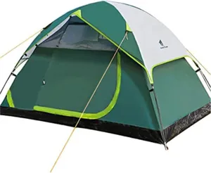 2 Person Tent for Camping Waterproof Lightweight Dome Tent for Backpacking Hiking Outdoor Camp Travel Gear - Double Layer & Easy Set Up (Color : Blue, Size : Large)