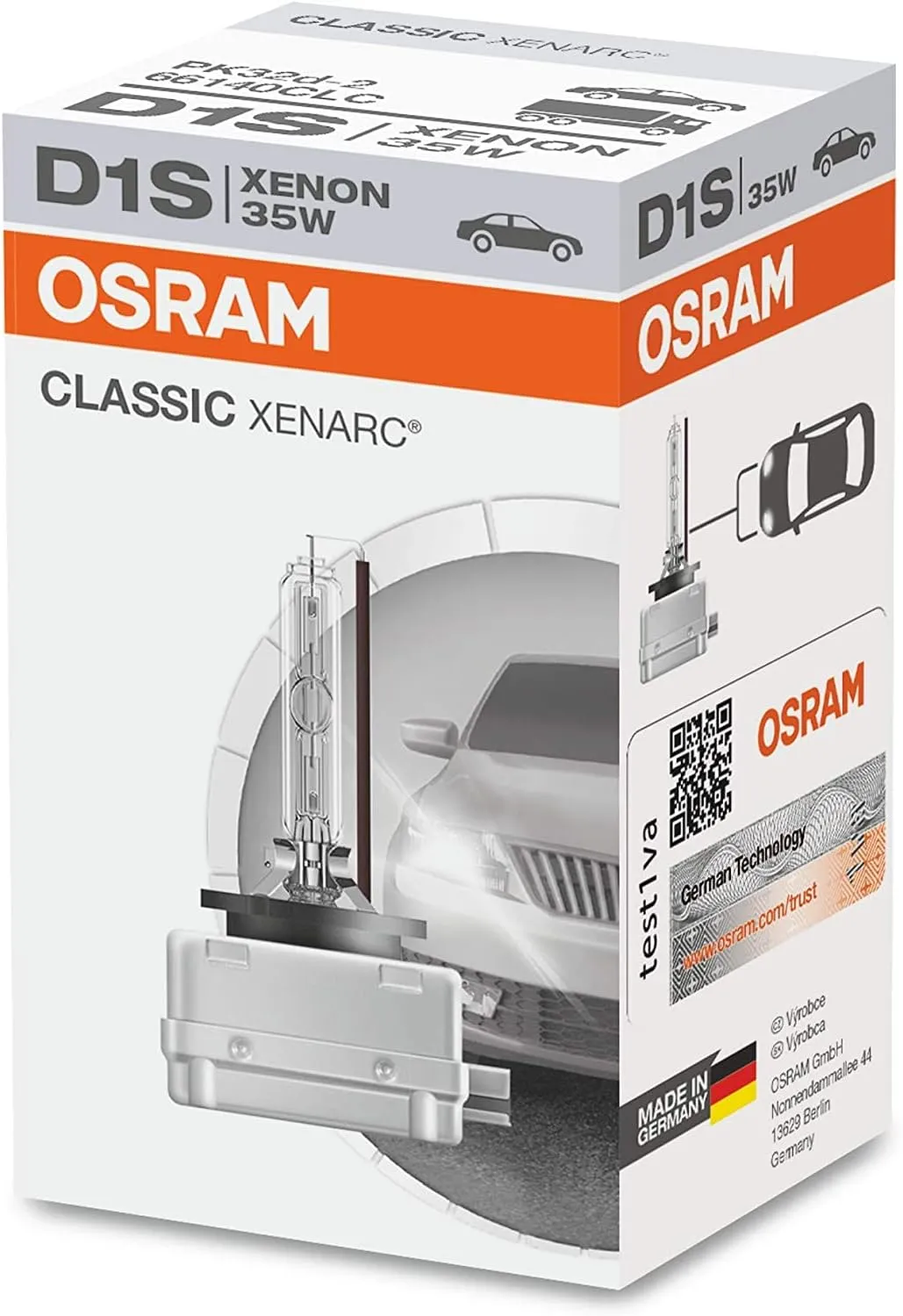 2 x OSRAM XENARC electronic CLASSIC D1S Xenon 66140CLC
