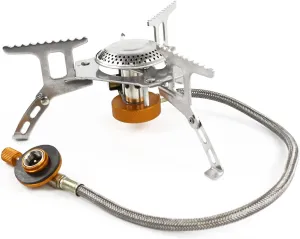 2023 1 x Outdoor Folding Alloy Picnic-Gas Burner Backpacking Camping Hiking Mini Stove