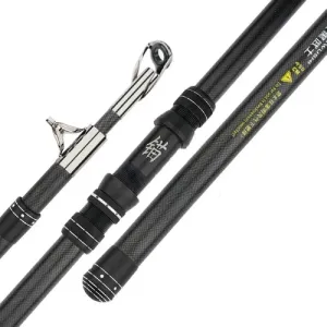 2.1M 2.4M Carbon Fishing Rod 30kg Above Superhard Long Distance Throwing Shot Rod Telescopic Sea Boat Fishing Rod