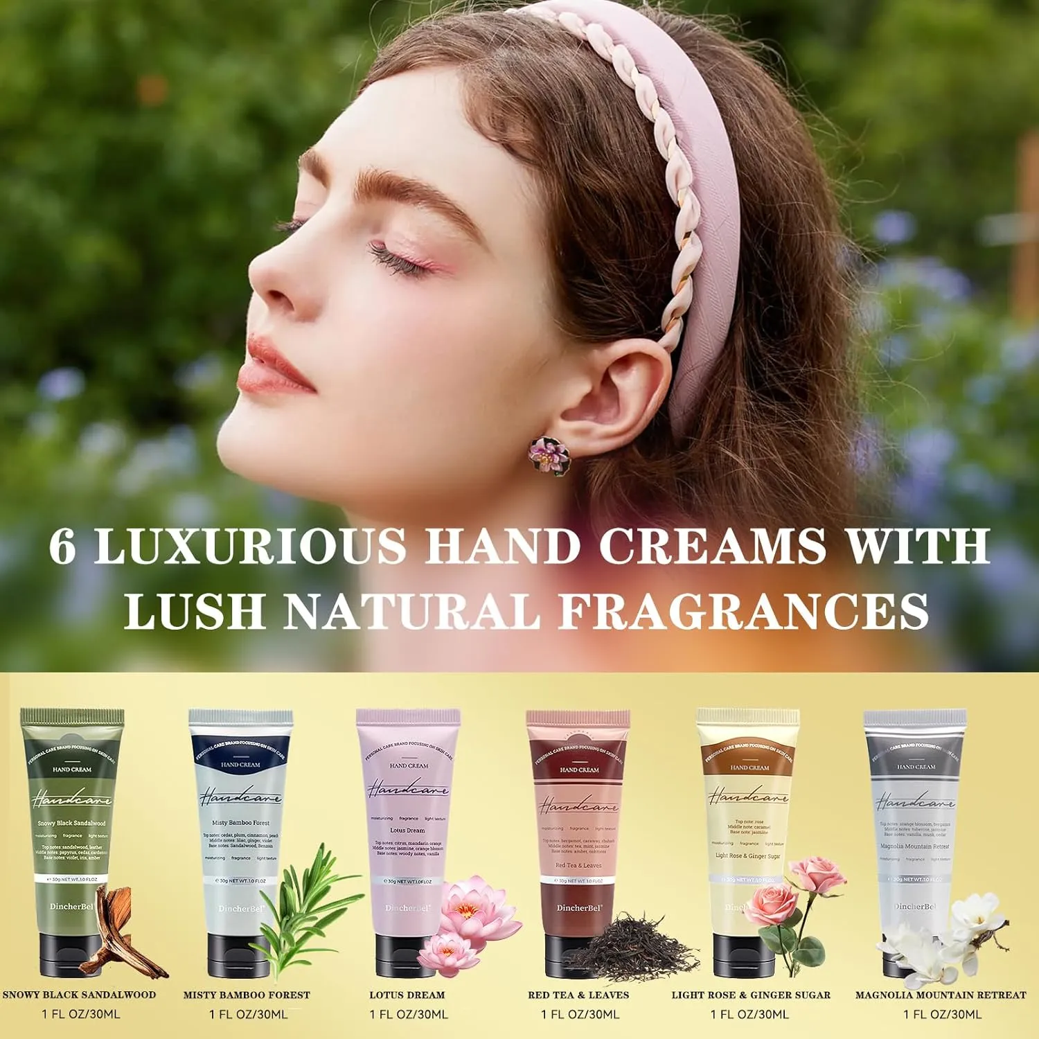 24 Pack Hand Cream Set - Travel Size Moisturizing Scented Hand Lotion for Dry Skin, Ideal Holiday Gift for Women