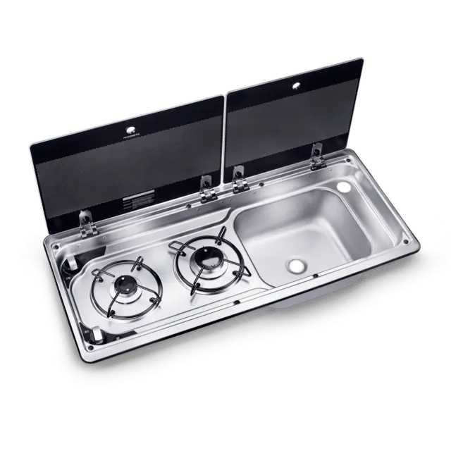2Burner & Sink Combo with Tap
