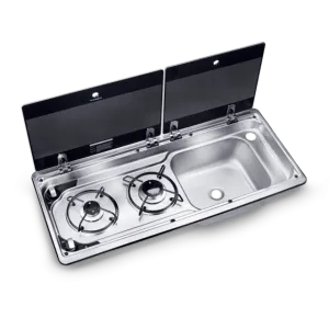 2Burner & Sink Combo with Tap
