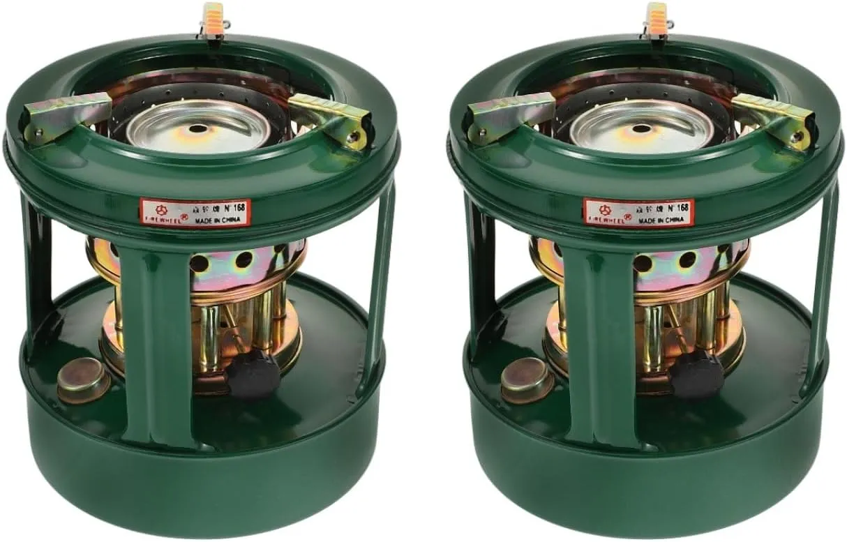 2Pcs Heater Portable Stove Portable Bbq Camping Stove Bbq Grill Mini Portable Heaters Kerosene Stove Kerosene Burning Stove Indoor Burner Stove