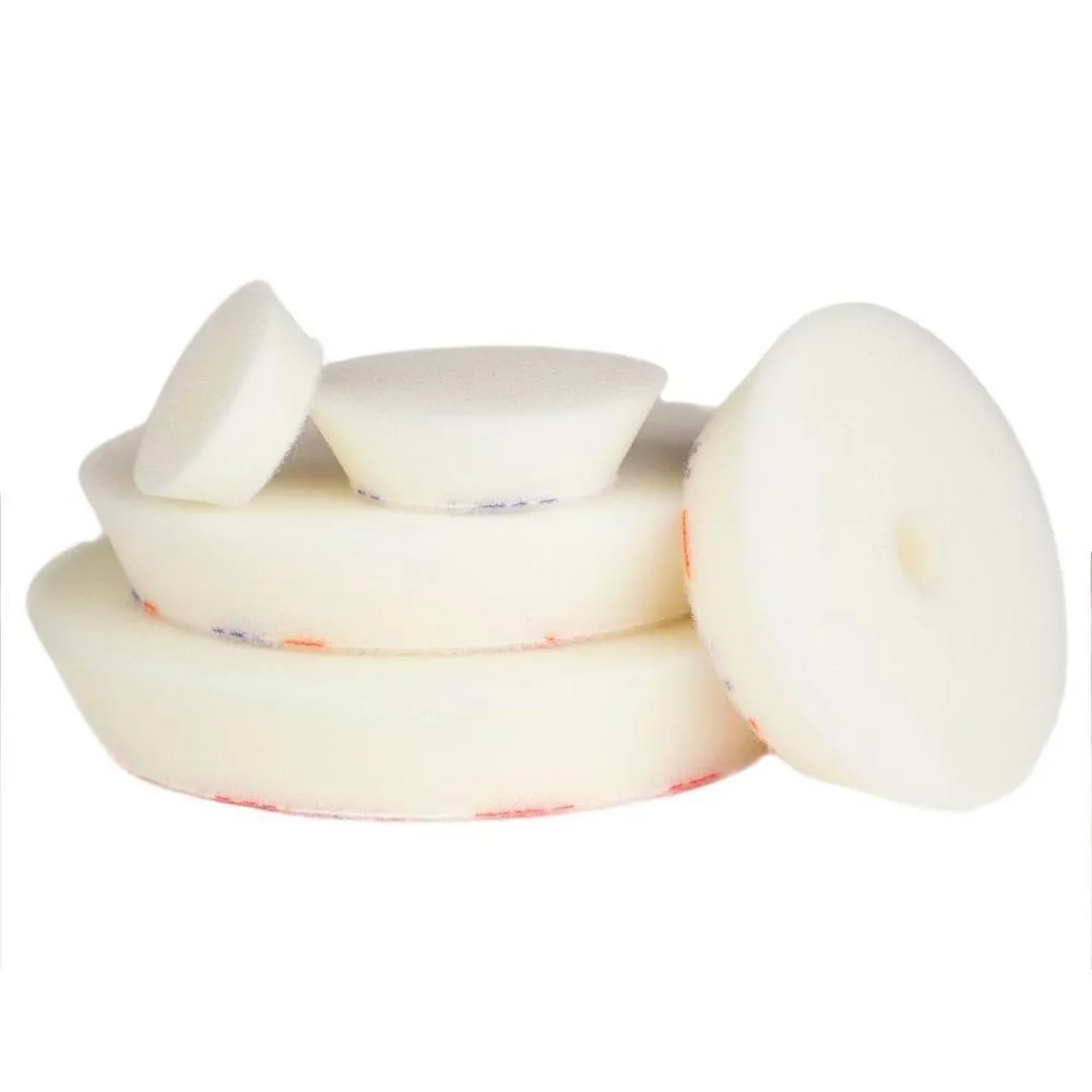 2" Cartec Orbital White Machine Compounding Pad