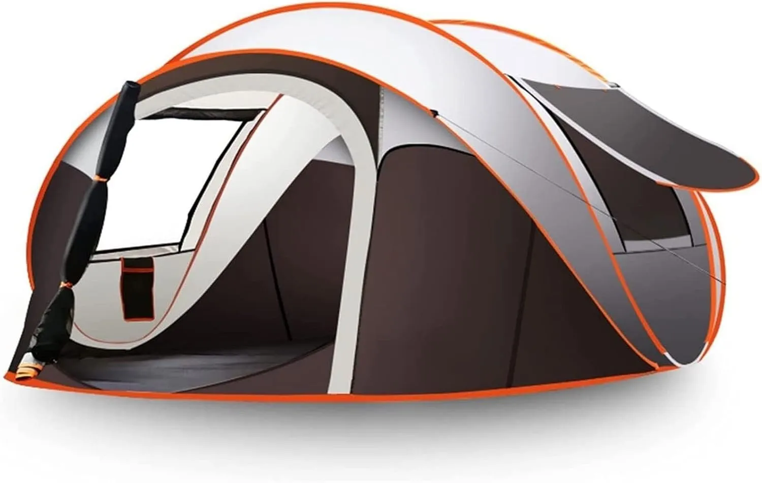 3-4 Person Pop Up Camping Tent, Lightweight Waterproof & UV-Protected Automatic Tent for Family Traveling, Hiking, Backpacking & Glamping