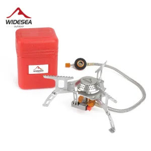 3000W Portable Electronic Split burner Stoves Stove Folding Foldable Gas Widesea Camping Stove Best bargain Outdoor Customer endorsements Gas hiking