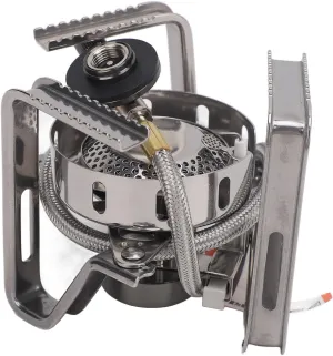 3240W Windproof Camping Gas Stove Portable Backpacking Stove for Outdoor Cooking Picnic Hiking Split Type