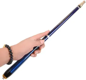 3.6M-6.3M Carbon Fiber Fishing Rod Ultralight Portable Travel Pole