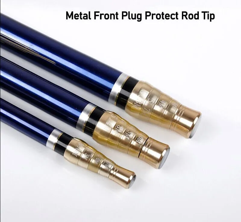 3.6M-6.3M Carbon Fiber Fishing Rod Ultralight Portable Travel Pole
