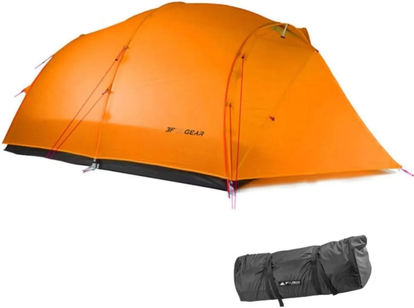 3F UL GEAR 3/4Person Camping Tent, Waterproof Tent For 3/4Seasons, Easy Set Up Hiking, Backpacking Tent Shelter, Included Ground Cloth
