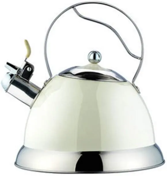 3L Whistle Teapot Rust Stainless Steel Gas Electric Stove Kettle Water Teapot Camping Portable Heating Teapot
