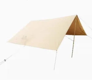 3m x 4m Waterproof Cotton Tent Lightweight Portable Durable 2.4m Aluminum Alloy Poles 3000mm  Waterproof