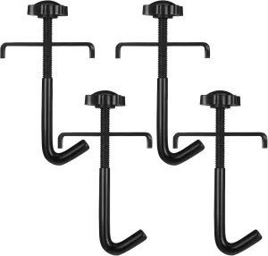4 Pcs J Hook for Climbing Stick Hunting Climbing Steps Hooks Climbing Stick Attachment Hook for Hunting Climbing Stick Transport and Carrying System