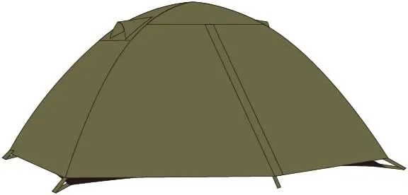 4 Person 3 Season Tent,Double Layer,Waterproof,Windproof for Family Camping Adventures