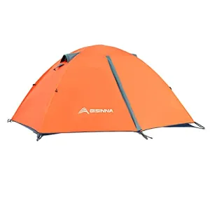 4 Person Camping Tent,Lightweight Backpacking Tent,Waterproof Windproof Two Doors