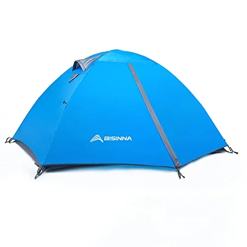 4 Person Camping Tent,Lightweight Backpacking Tent,Waterproof Windproof Two Doors