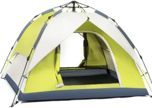 5 Person Family Camping Tent 4 Season Double Layers Waterproof Anti-Uv Windproof Tents Family Outdoor Camping Tent