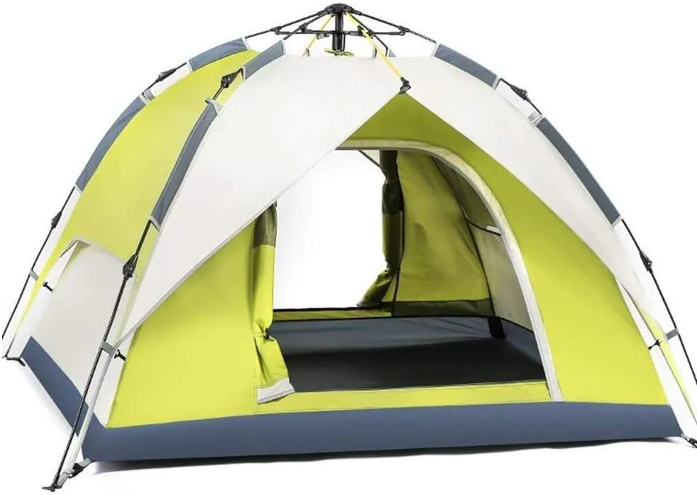 5 Person Family Camping Tent 4 Season Double Layers Waterproof Anti-Uv Windproof Tents Family Outdoor Camping Tent