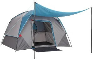 6 Person Camping Tent, Tent for Camping, Easy Set Up Camping Tent for 6 Person Outdoor Traveling, Light Blue