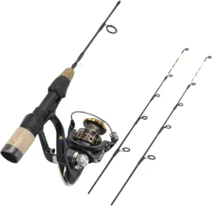 60cm 2 Tips Rod Reel Combos Winter Ice Fishing Rod Pole Tackle Carbon Pole Ice Fishing Rod