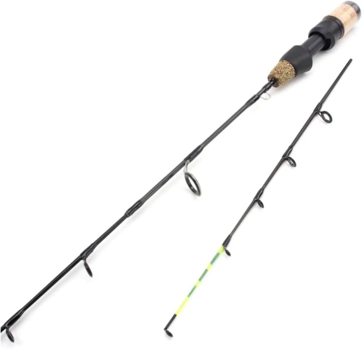 60cm 2 Tips Rod Reel Combos Winter Ice Fishing Rod Pole Tackle Carbon Pole Ice Fishing Rod