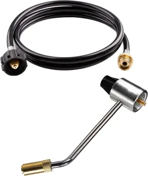 6Feet Propane Adapter Hose 1 lb to 20 lb Converter for Coleman Propane Stoves, Fold N Go Stoves to Connect 5lb - 20 lb Large Propane Tank, Not Fit for Coleman Roadtrip LXE Grills