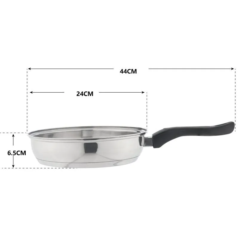 7-Piece Non-Stick Stainless-Steel Privacy-protected Set: Cookware Customer-favorite