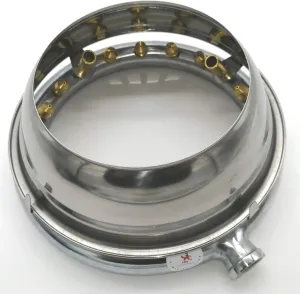 9 Inch High-powered Jet Burners With Lip (Propane Gas) (20 Brass Tip Jets Burners) (120,000 Btu)