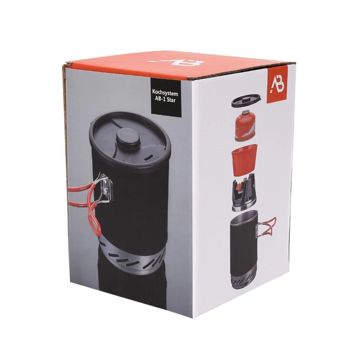 A.Blochl AB-1 camping stove system cooking set hiking pot liquid gas burner NEW