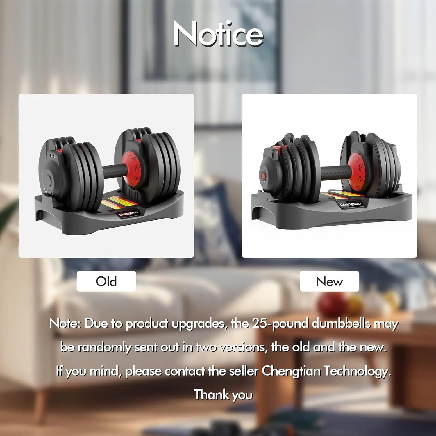 Adjustable Dumbbells 25/52.5 lbs, 9/15 in - Adjustable Weight Dumbbell Set for Full Body Exercise Training Fitness Workout in Home Gym