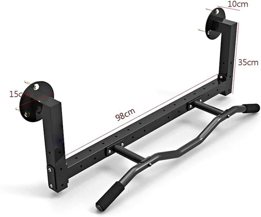 AGYH Wall-Mounted Horizontal Bar, Cross Beam, Suitable for Upper Body Arm Muscle Strength Training Aerobic Exercise, Load 200KG, 4 Styles