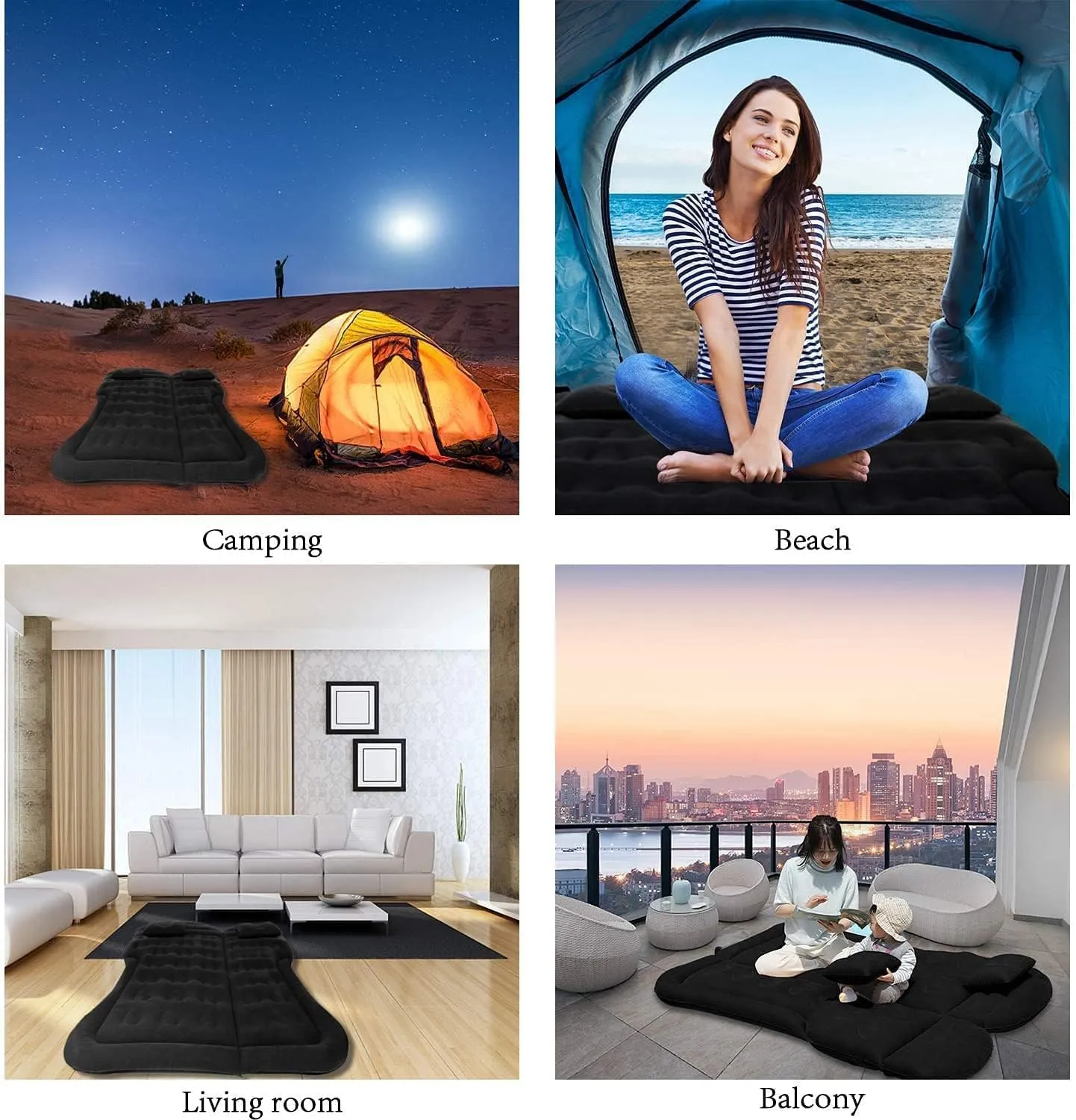 Air Mattress for 2022-2024 2025 Nissan Pathfinder, car air Mattress Portable car Mattress for Travle and Camping Car Air Bed,Black